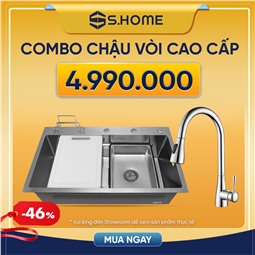 Combo chậu vòi cao cấp giá chỉ 4.990K